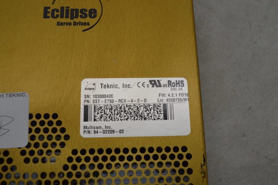 Teknic SST-E750-RCX-4-2-D Digital Servo Drive / Servo Control - Image 4 of 4