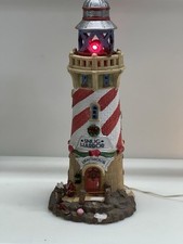 Lemax  Snug Harbor   Lighthouse With Light-Up...