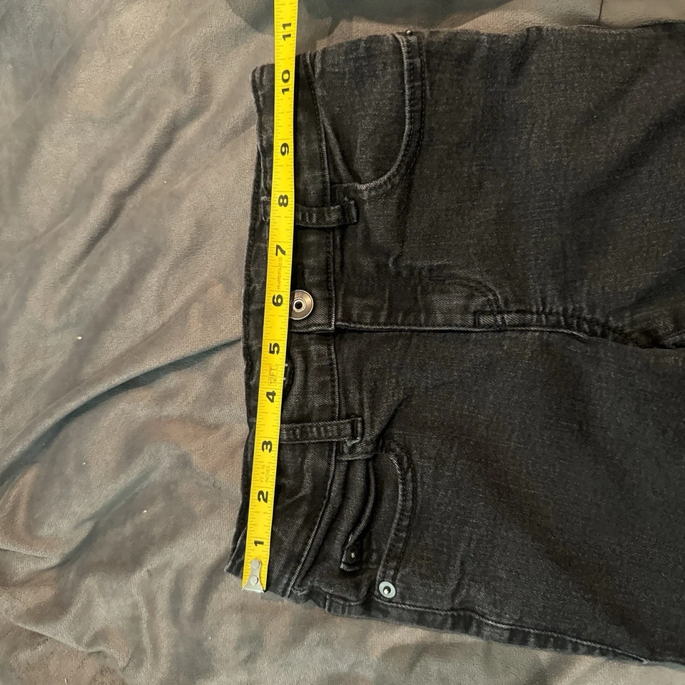 Pantalones de mezclilla rectos elásticos negros talla 7 Place para niños Foto 4 de 4