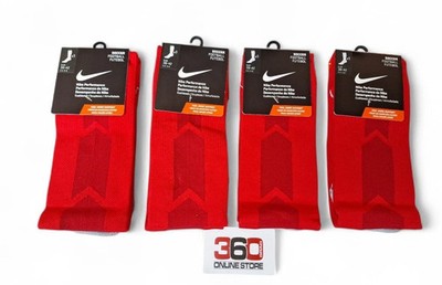 NIKE Socken PARK IV, Fußballsocken 42-46, Rot 4er Pack