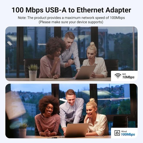 USB 3.0 to Ethernet Adapter RJ45 1000Mbps Gigabit LAN Network Adapter Cable PC - Picture 4 of 12