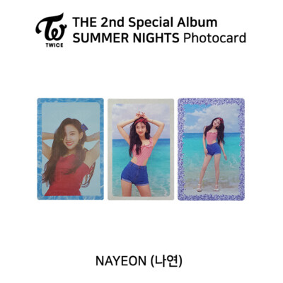 【新品】TWICE PHOTOCARD FRAME Summer Nights TWICE SUMMER NIGHTS DANCE THE NIGHT AWAY Official Photocard