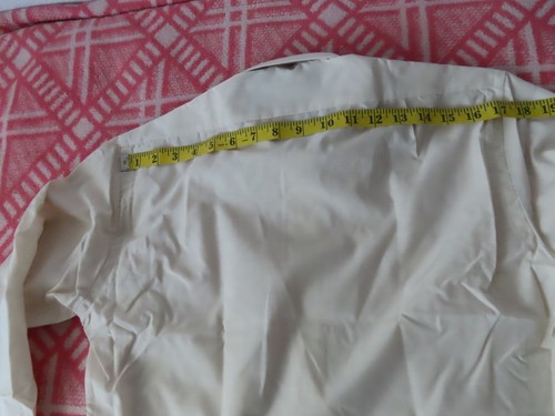 vintage 60s 70s Richman richtrim Men's Shirt beige M 15/32-33 DEADSTOCK - Picture 8 of 9