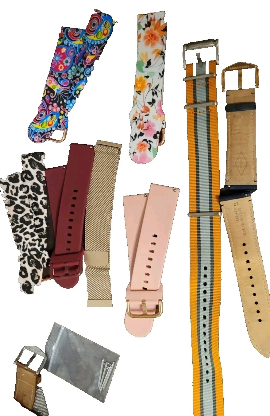 Reloj de pulsera Correa de dos piezas Fossil Goma Bandas de