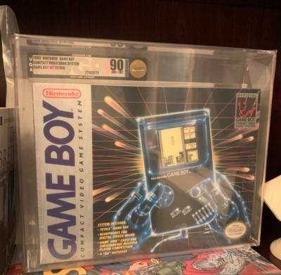 1989 Nintendo Game Boy VGA 90 NM+/MT Factory Sealed Tetris Launch