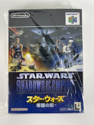 N64 STAR WARS Shadows of Empire Boxed Nintendo 64 Japanane Game