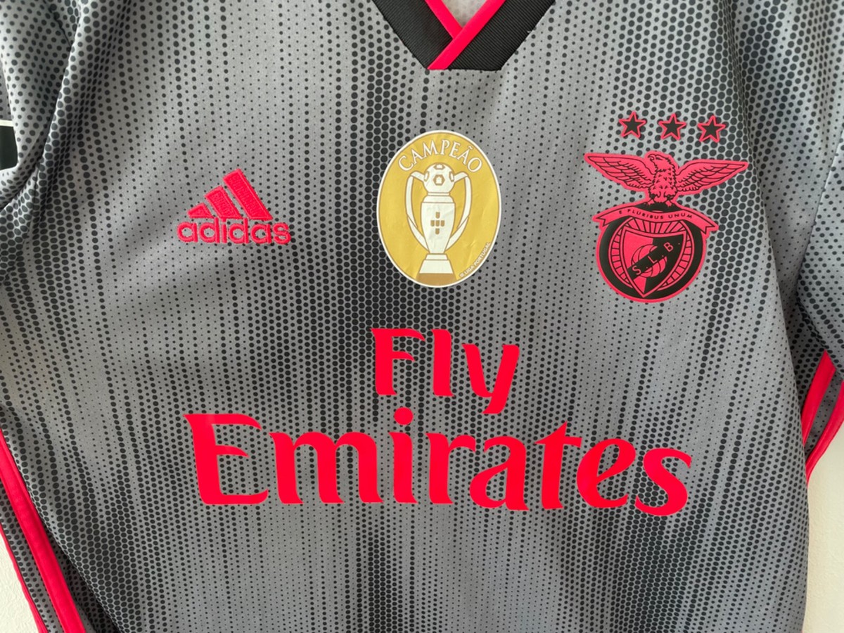 SL BENFICA 2019/2020 AWAY FOOTBALL SHIRT JERSEY CAMISETA TRIKOT