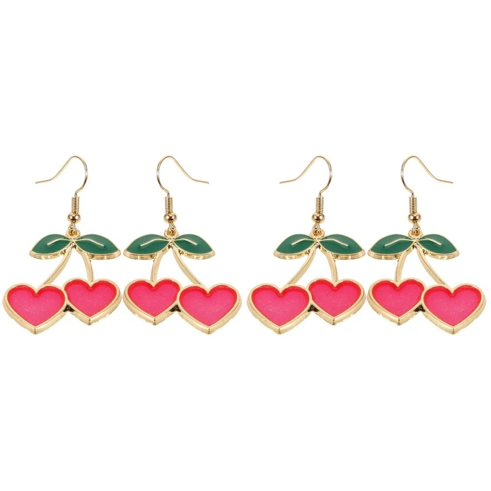 Cherry earrings best sale ebay