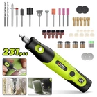 231pcs Mini Grinder Rotary Tool Variable Speed Accessories Polishing Drill Kit 