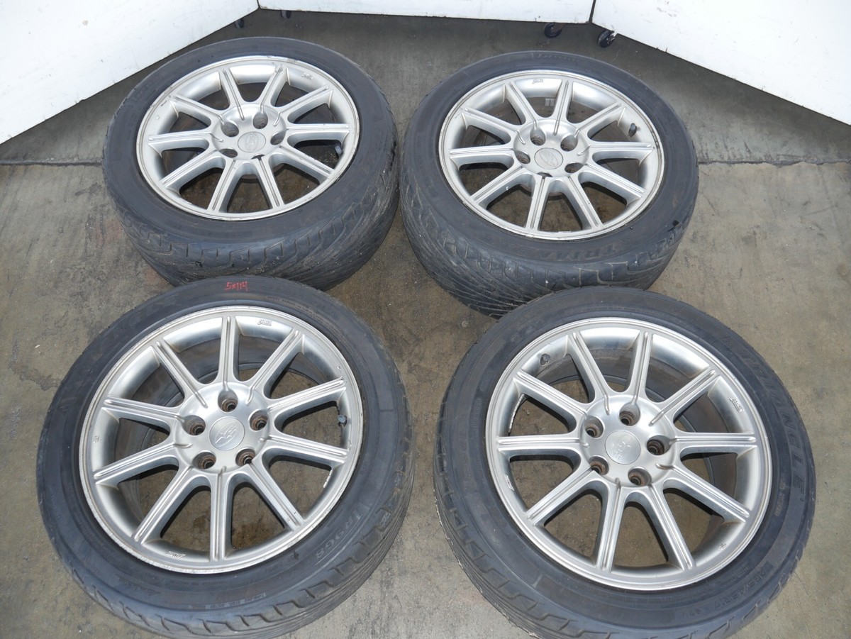 JDM Subaru Sti V8 V9 Genuine 5x114.3 Enkei 17x8 +53 Offset