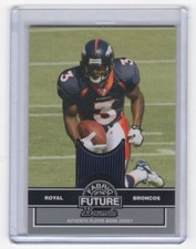 2008 Bowman Fabric of the Future Eddie Royal Jersey Denver Broncos #FF-ER
