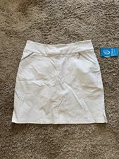 Womens Nivo Stretch Golf Skort, NWT, 10, White