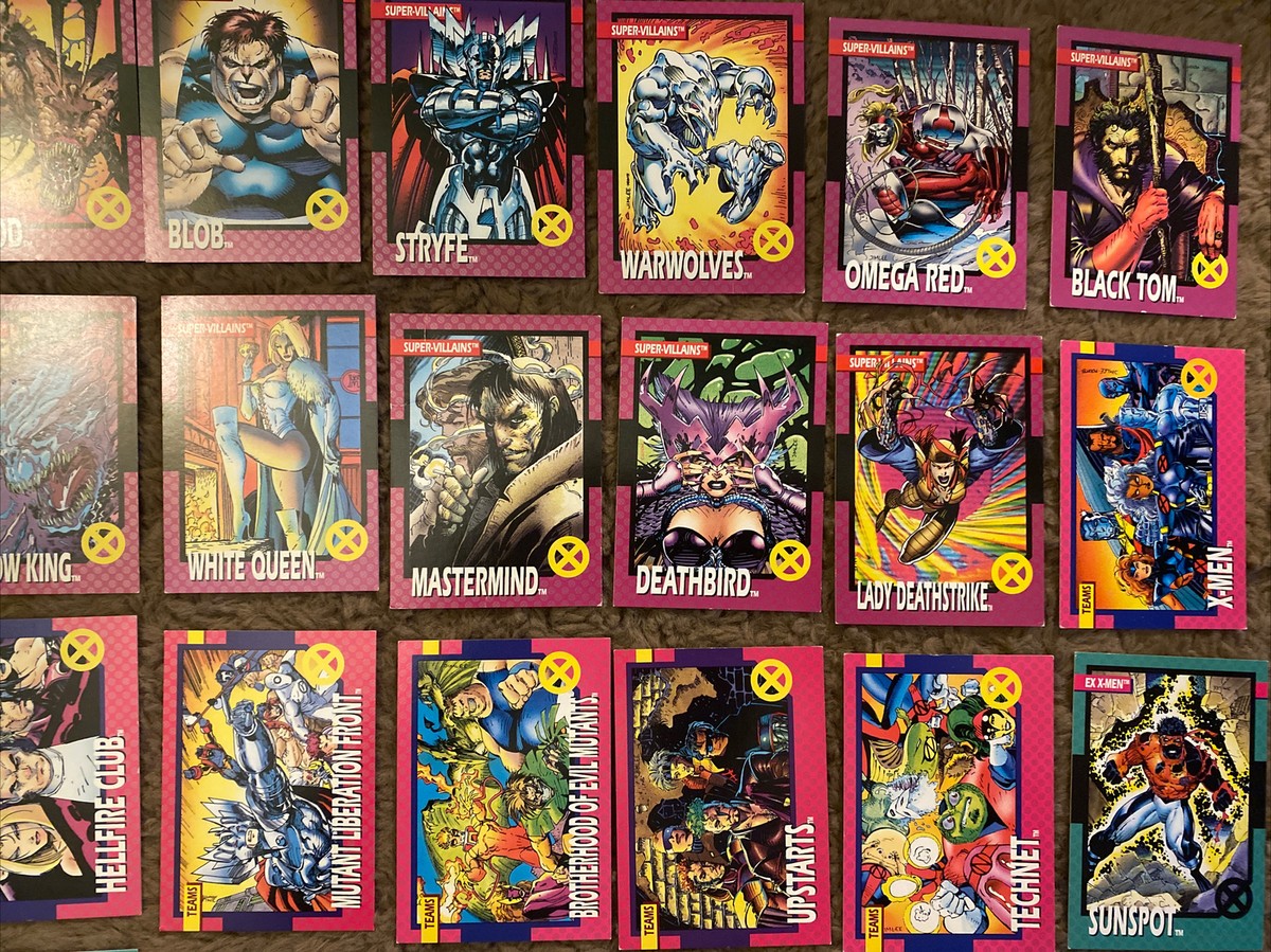 1992 Marvel X-MEN IMPEL 98 Base Card Set INCOMPLETE MISSING #47