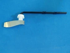 UNIVERSAL FLUSH LEVER FOR TOILETS CHROME HANDLE PART PARTS FITS MOST FRONT MOUNT