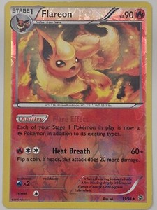 Pokémon Flareon 13/98 - Reverse Holo - Ancient Origins - LP - XY - 2015