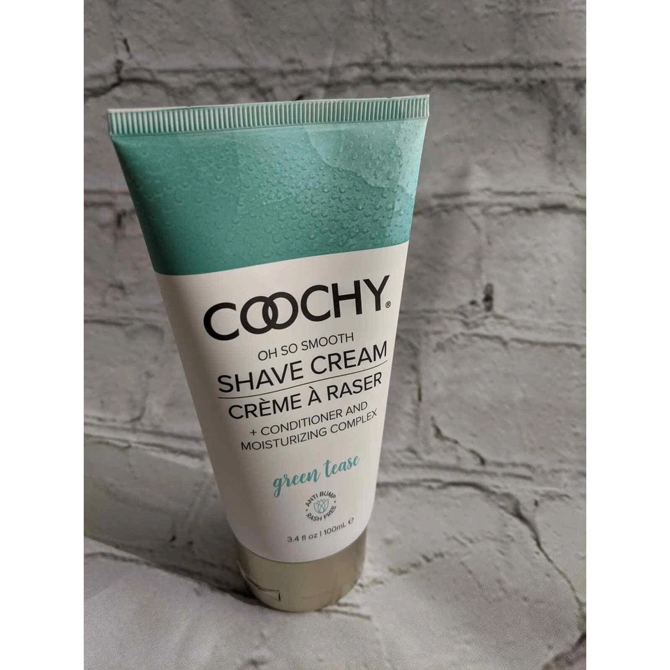 Creme de barbear COOCHY 3,4 oz verde provocação NOVO - Imagem 2 de 3