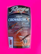 Rage CrossbowX Crossbow Extreme xtreme mechanical Broadheads 100 Grain  2+" Cut