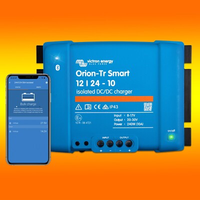 Victron DC-DC Ladebooster Orion Tr 12/24 10A Smart Isoliert Bluetooth (0% MwSt.)