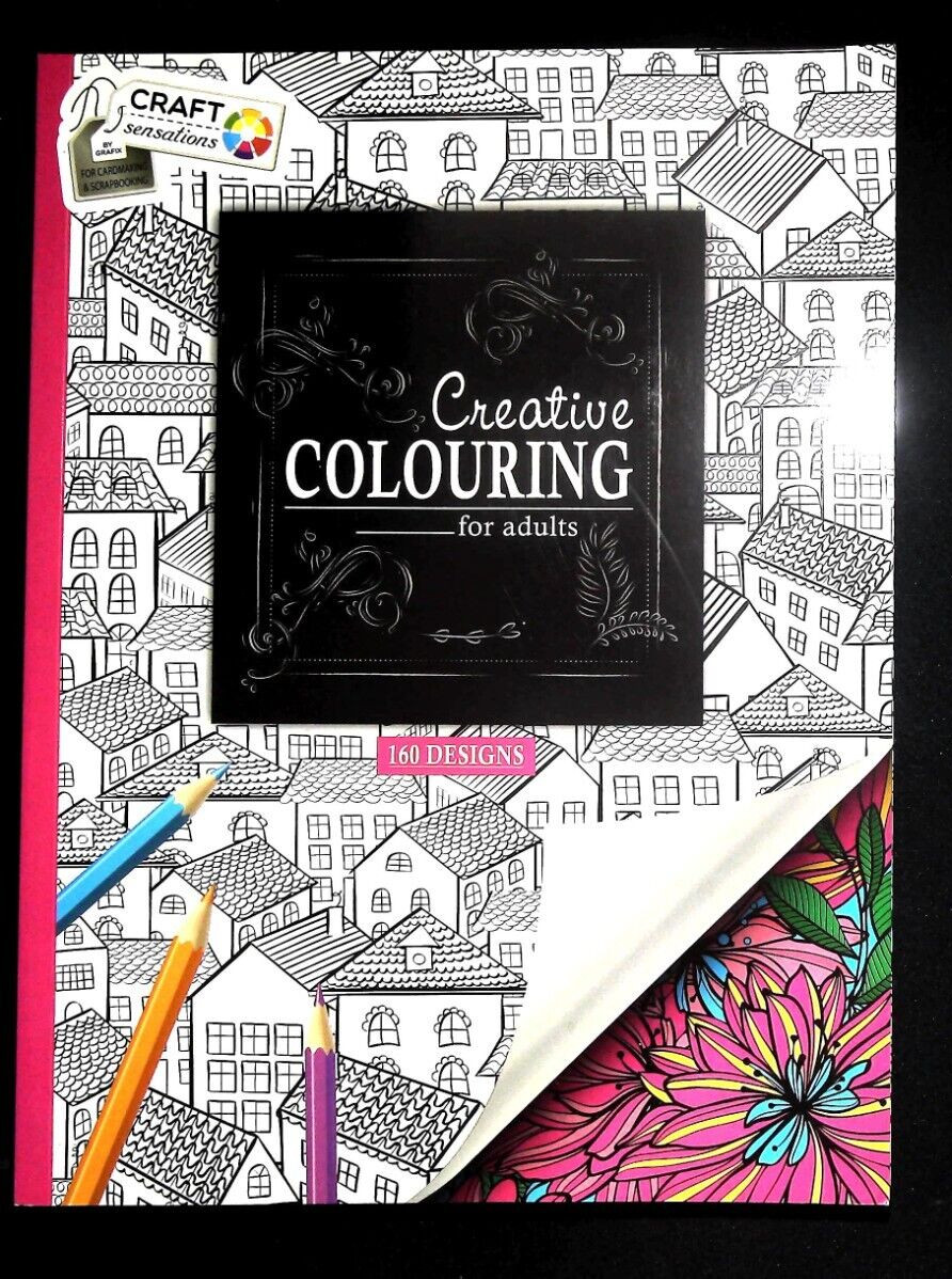 CREATIVE Advanced Colouring Book - New A4 160 Pages