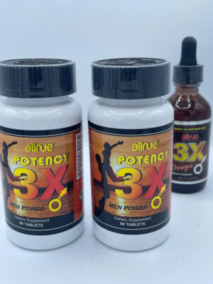 2 Potency 3X Plus Men Power Male Erection Enlarger Virility - free drops hombre