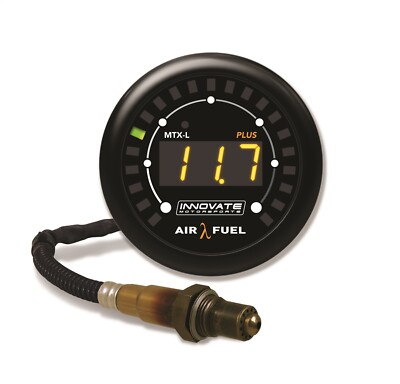 Innovate Motorsports 3918 MTX-L Plus Digital Wideband Air/Fuel Ratio Gauge Kit