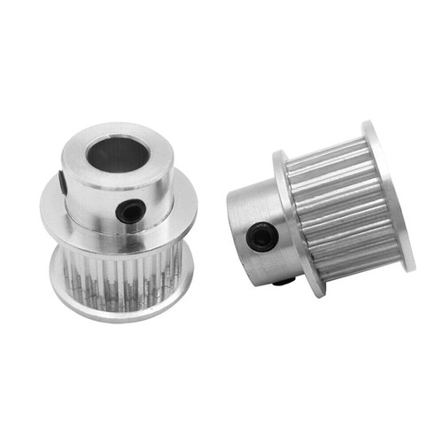 Polea de correa de distribución HTD 5M con paso, 20-60T, diámetro 5 a 25 mm, correa ancha de 20 mm, CNC - Imagen 6 de 7