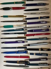 Lot Of 5 Metal Medical Drug Rep Pharmaceutical Advertising Pens Untested