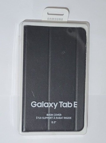 Samsung Book Cover Case Galaxy Tab E - black