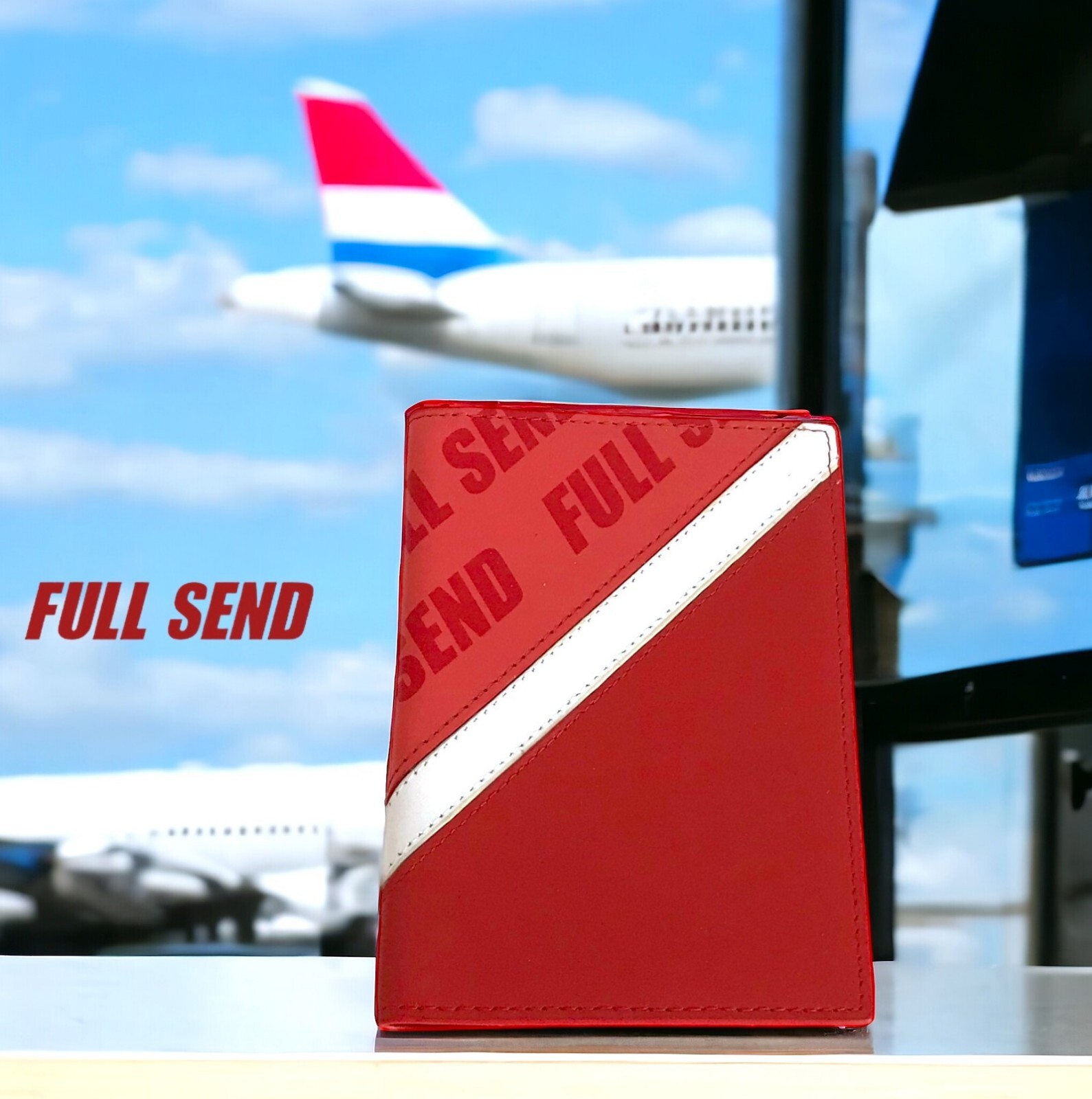 NELK Full Send Travel Passport Holder RFID Wallet for Men-image