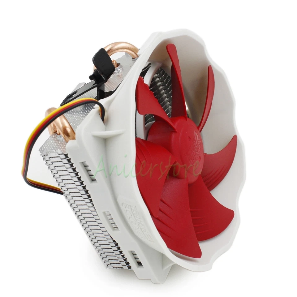 3-Pin 120MM Fan 4 Copper Heat pipes Radiator Heatsink CPU Cooler PC Intel AMD - Image 2 of 4