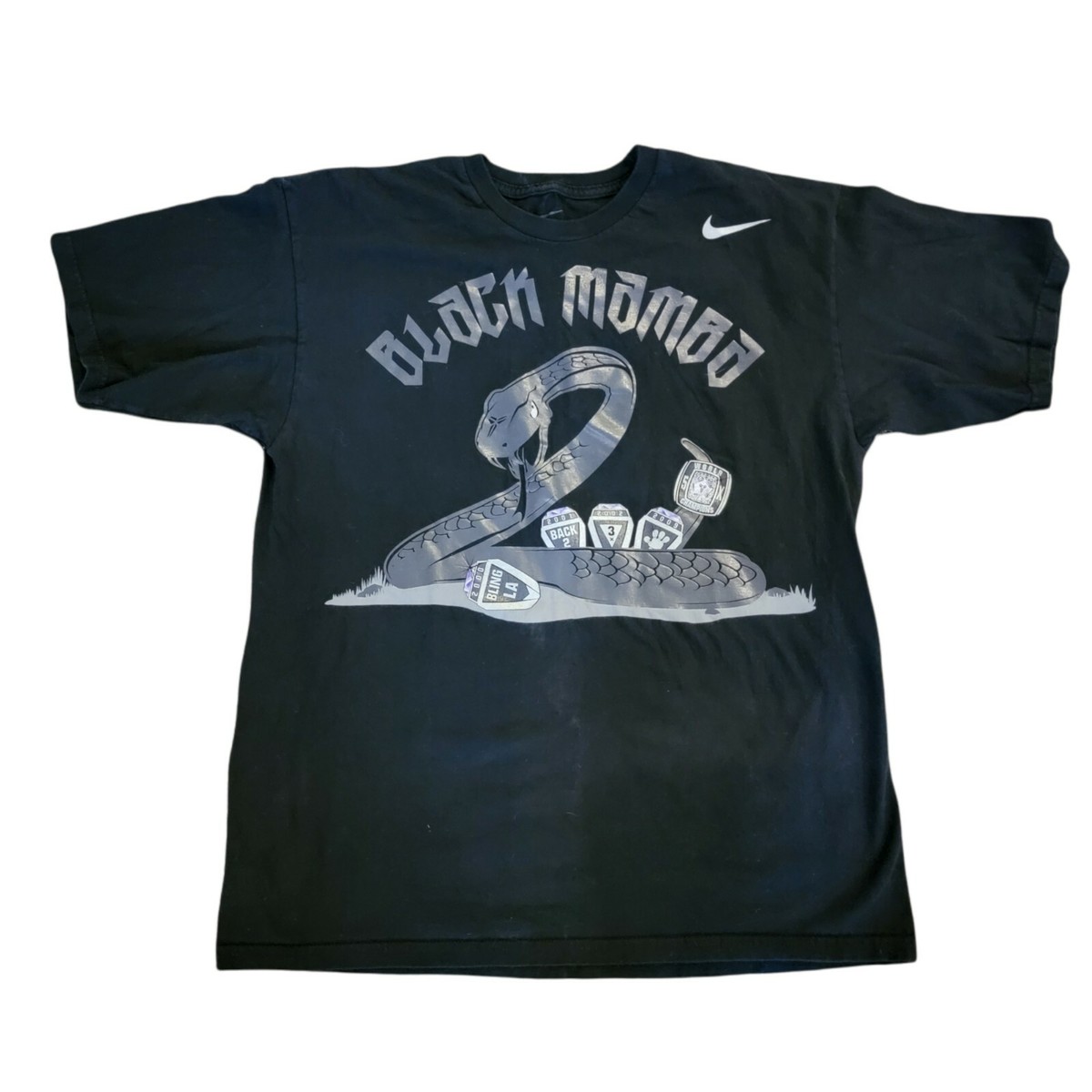 NIKE KOBE Black Mamba🐍 T SHIRT Size L Rare READ!! | eBay NIKE KOBE Black Mamba🐍 T SHIRT Size L Rare READ!! | eBay