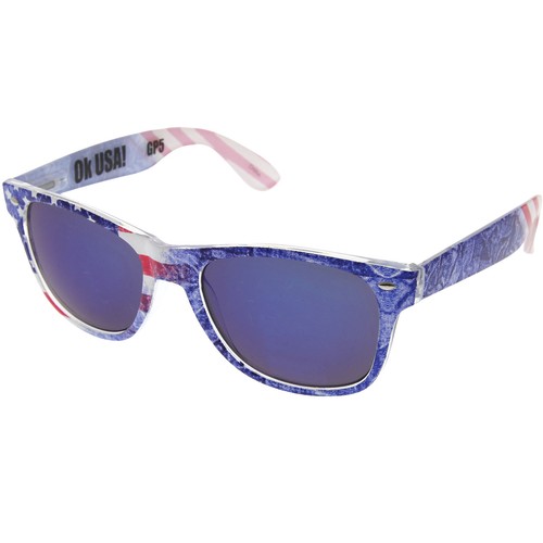 GrinderPUNCH Edizione limitata ""Arctic Denim"" occhiali da sole bandiera americana - Foto 2 di 21