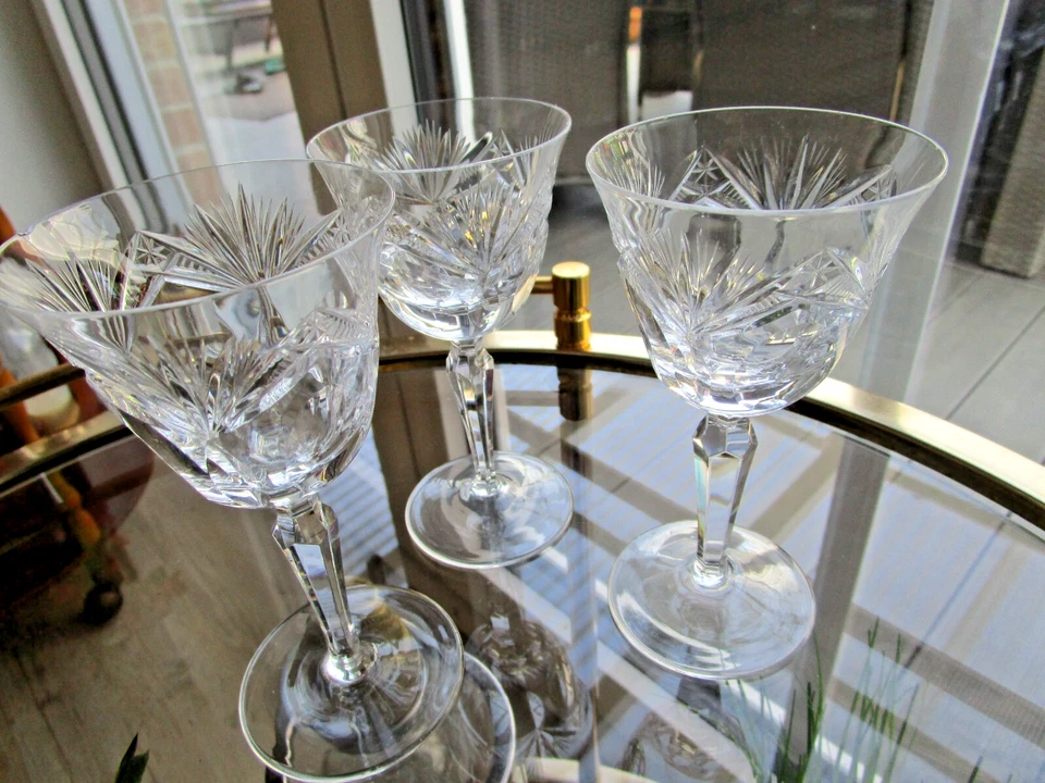 Bleikristall Bohemia Czech Dessertweingläser klein 3Stück Gläserset Portweinglas - Bild 2 von 4