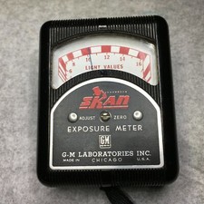 Vintage Skan Exposure Meter by G-M Laboratories   circa 1946     FREE SHIPPING