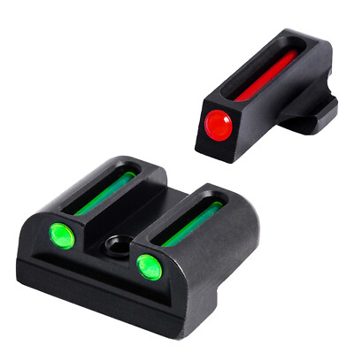 TruGlo Fiber Optic Sight Set #6 Front/#8 Rear For Sig Sauer-TG131S2