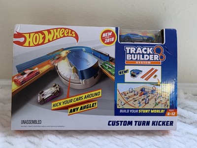 hot wheels track builder system custom turn kicker