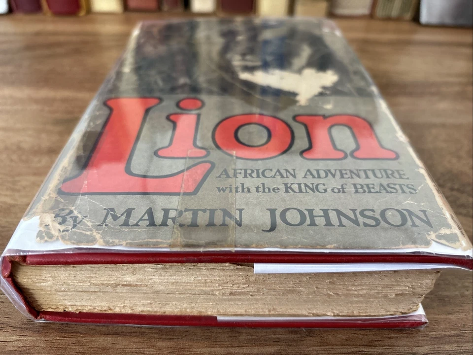 Lion: African Adventure with the King of Beasts- Martin Johnson 1931 1st ed. 5th Foto 2 de 4