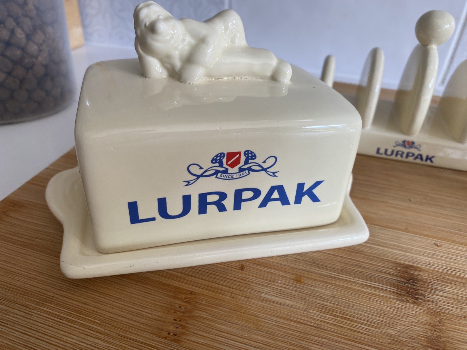 Lurpak Butter Dish, Toast Rack and Egg cups Douglas eBay