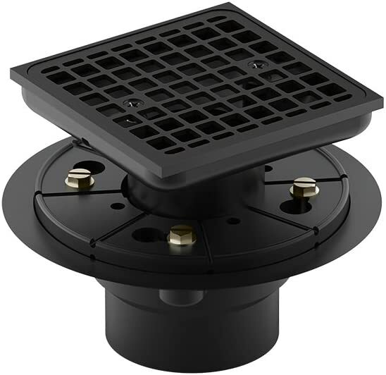 Kohler 9136bl Square Design Tilein Shower Drain Matte Black for sale