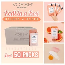 Voesh Pedi Deluxe 4 Steps (Box of 50 packs) - Vitamin Recharge