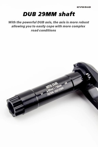 AM Mountain Bike Crankset 165/170/175mm 3 Nail Straight Installation Cranks Arm - Picture 13 of 37