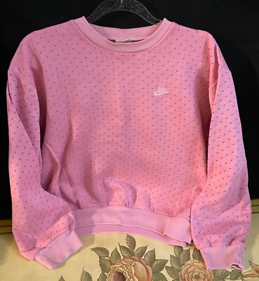 pink vintage nike crewneck