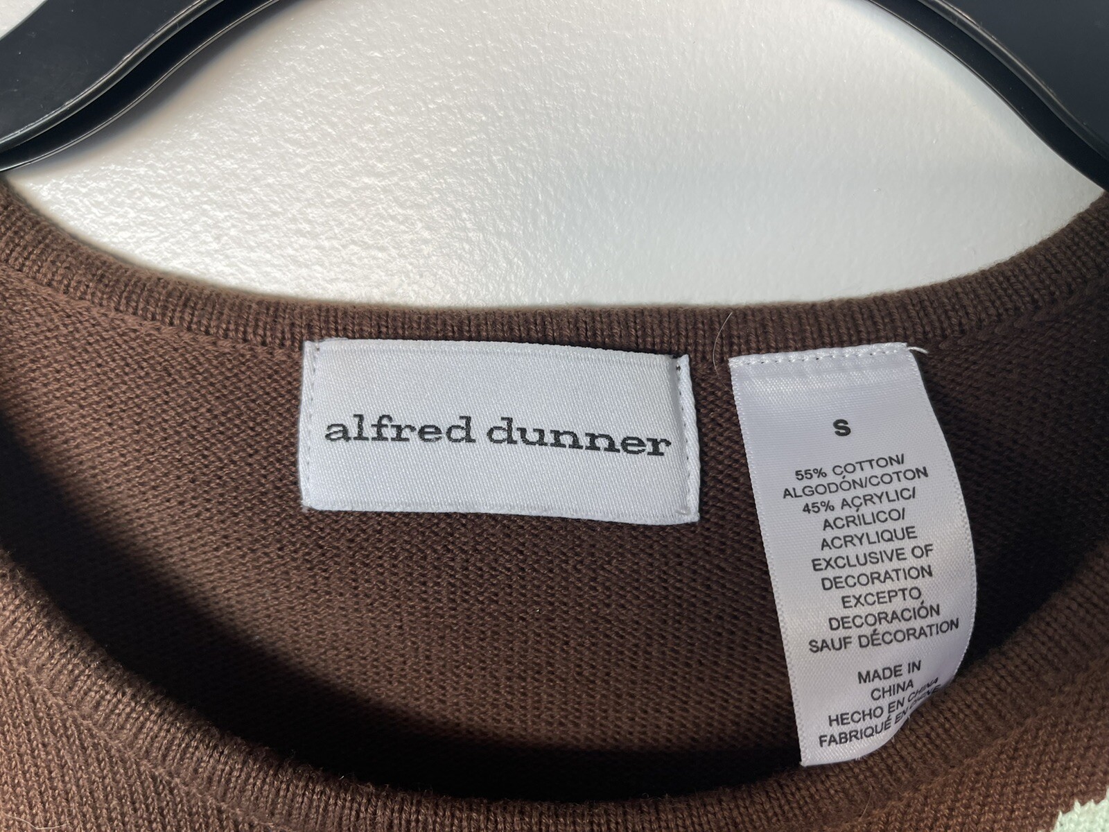 Alfred Dunner Brown Multicolor Leaf Pattern size … - image 4