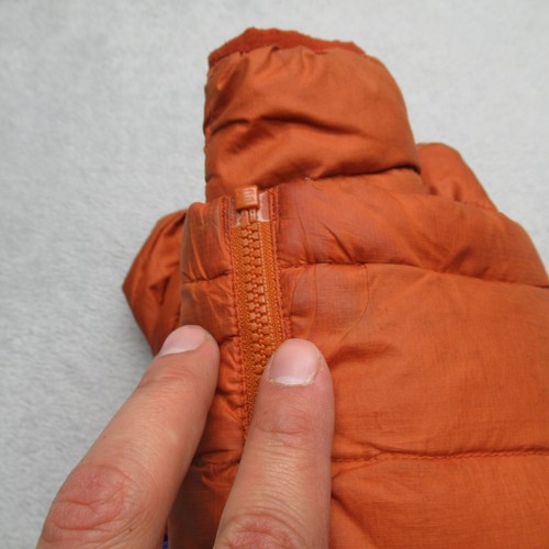 Patagonia Down Sweater Jacket Youth XXL Orange Insulated Full Zip Puffer READ - Picture 10 of 20