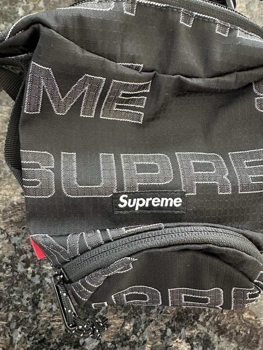 Authentic Supreme Cordura Black Small Shoulder Utility Cross Neck