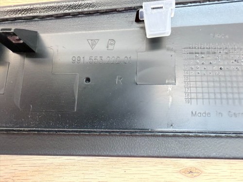 2015 PORSCHE CAYMAN 981 OEM CENTER Console Side Trim RIGHT PASSENGER SIDE #0441 - Picture 11 of 11