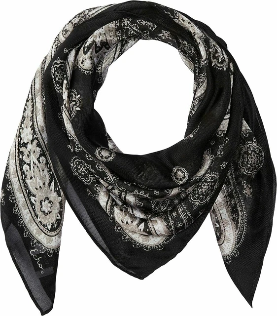Silk Black Scarves & Wraps for Women