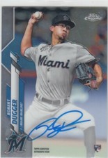 2020 Robert Dugger Topps Chrome ROOKIE AUTO - RD Miami Marlins RC