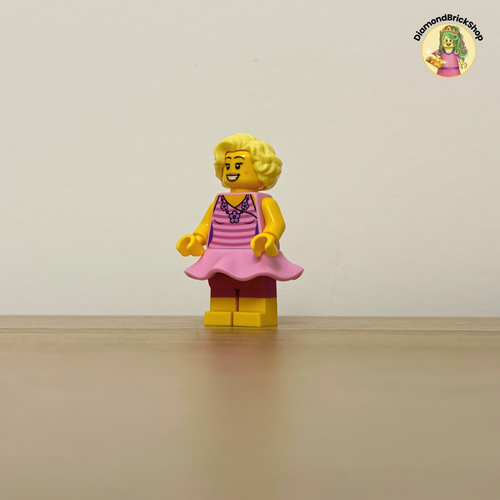 Lego Minifig Minifigure Custom La danseuse étoile Pièces authentiques NEUF - Foto 3 di 6