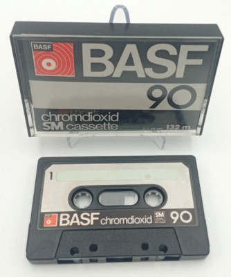 Leerkassette BASF 90 Chromdioxid